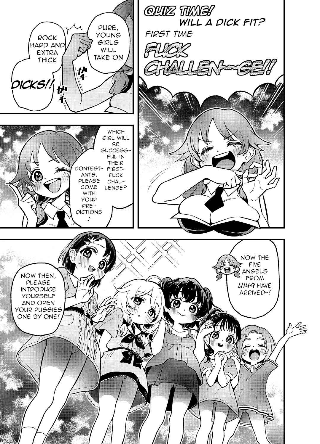 Page 2 Chapter Unknown_00f7 THE iDOLM@STER Cinderella Girls - Quiz! Ochinpo Hairu kana? Hajimete no Hamehame Challeeeenge!! (Doujinshi)