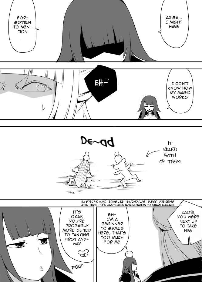 Page 14 Chapter 4 I got stuck in real life, so its okay to get addicted to an MMO, right?
