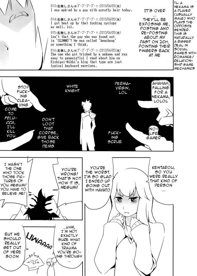 Page 6 Chapter 8 I got stuck in real life, so its okay to get addicted to an MMO, right?