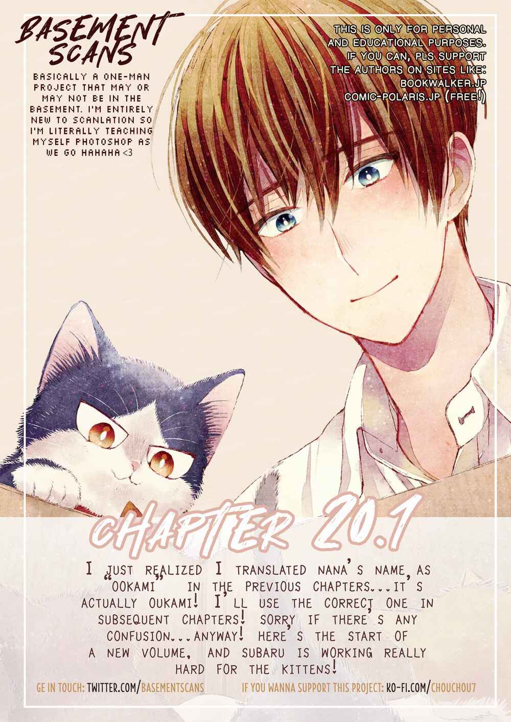 Page 39 Chapter 20.1 My Roommate Is a Cat