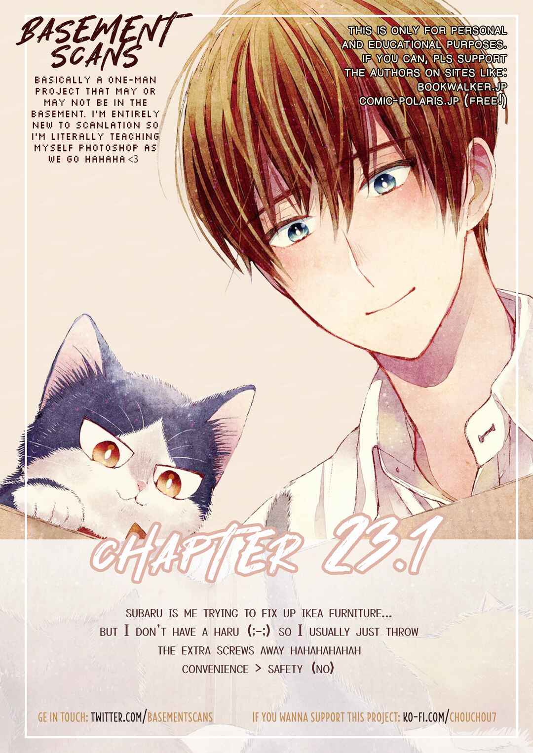 Page 15 Chapter 23.1 My Roommate Is a Cat