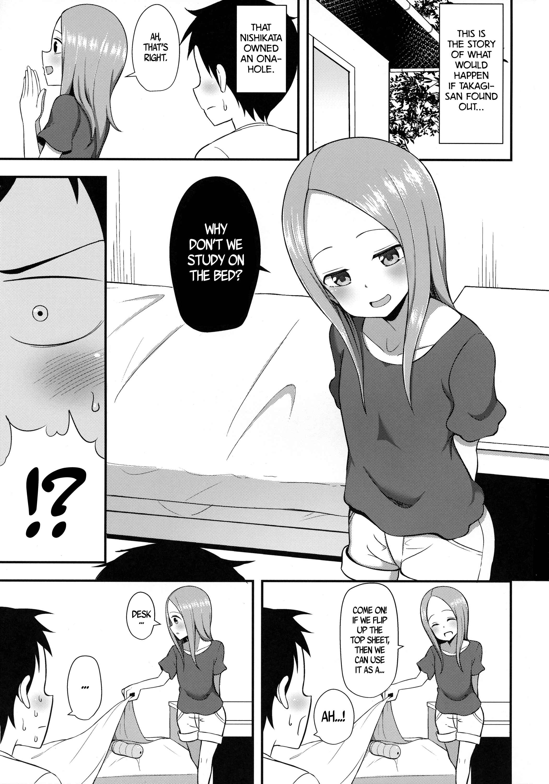 Page 2 Chapter Unknown_4350 Karakai Jouzu no Takagi-san - Takagi-san to Onahole (Doujinshi)