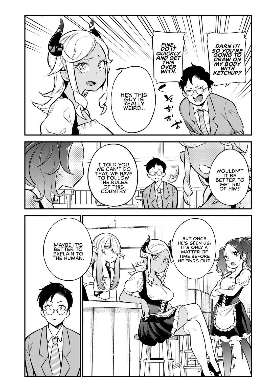 Page 4 Chapter 2 Ishuzoku Tsuihou Concafe