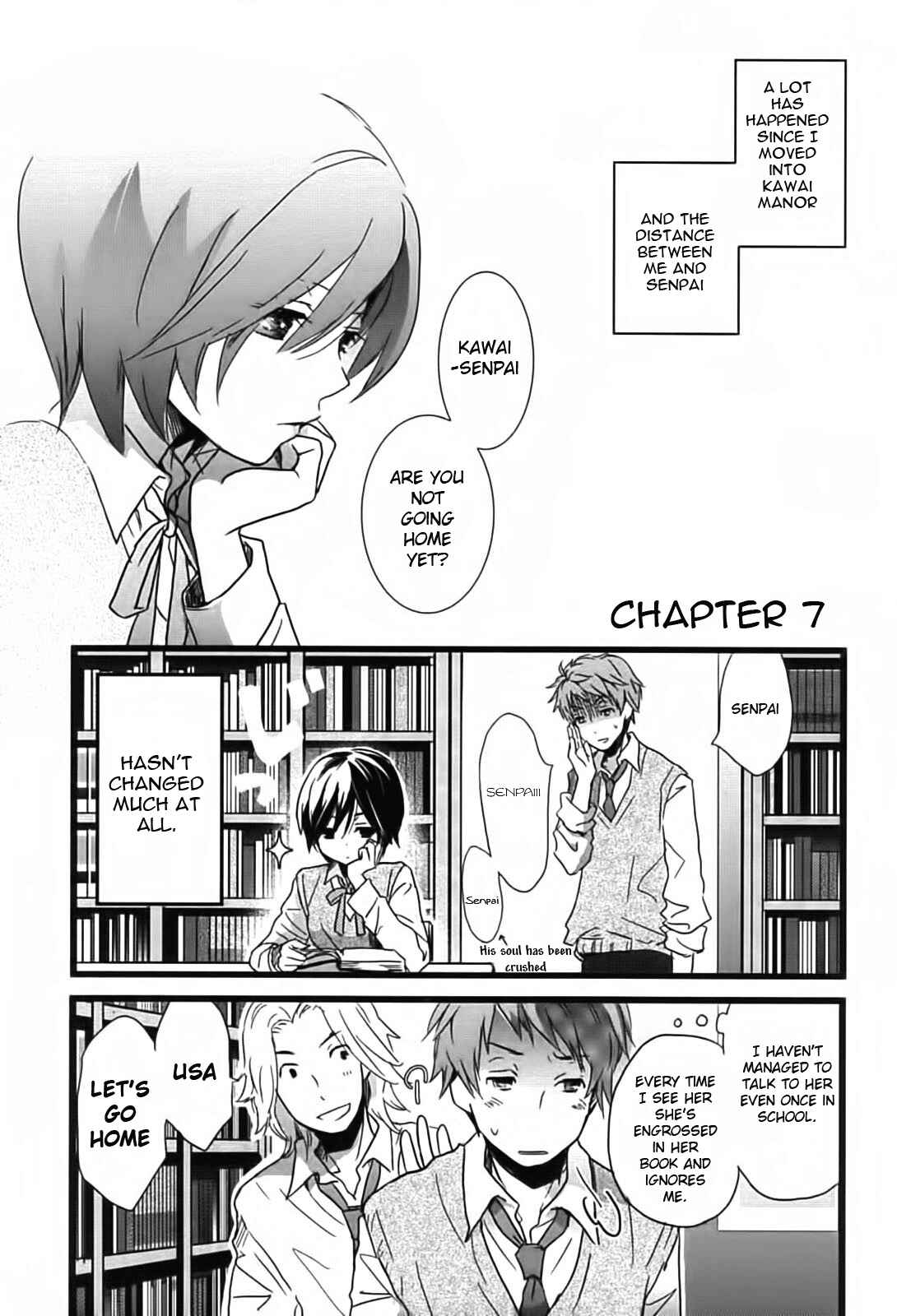 Page 1 Chapter 7 Bokura wa Minna Kawai-sou