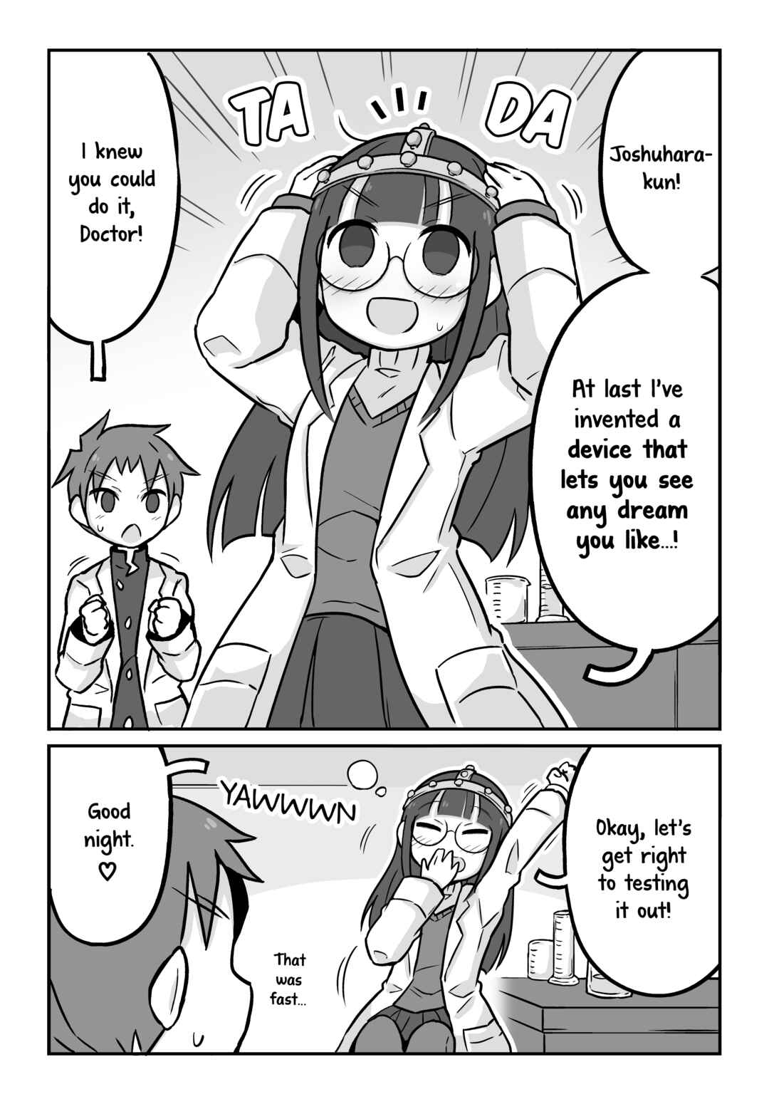 Page 1 Chapter 3 Kagakubu Girl