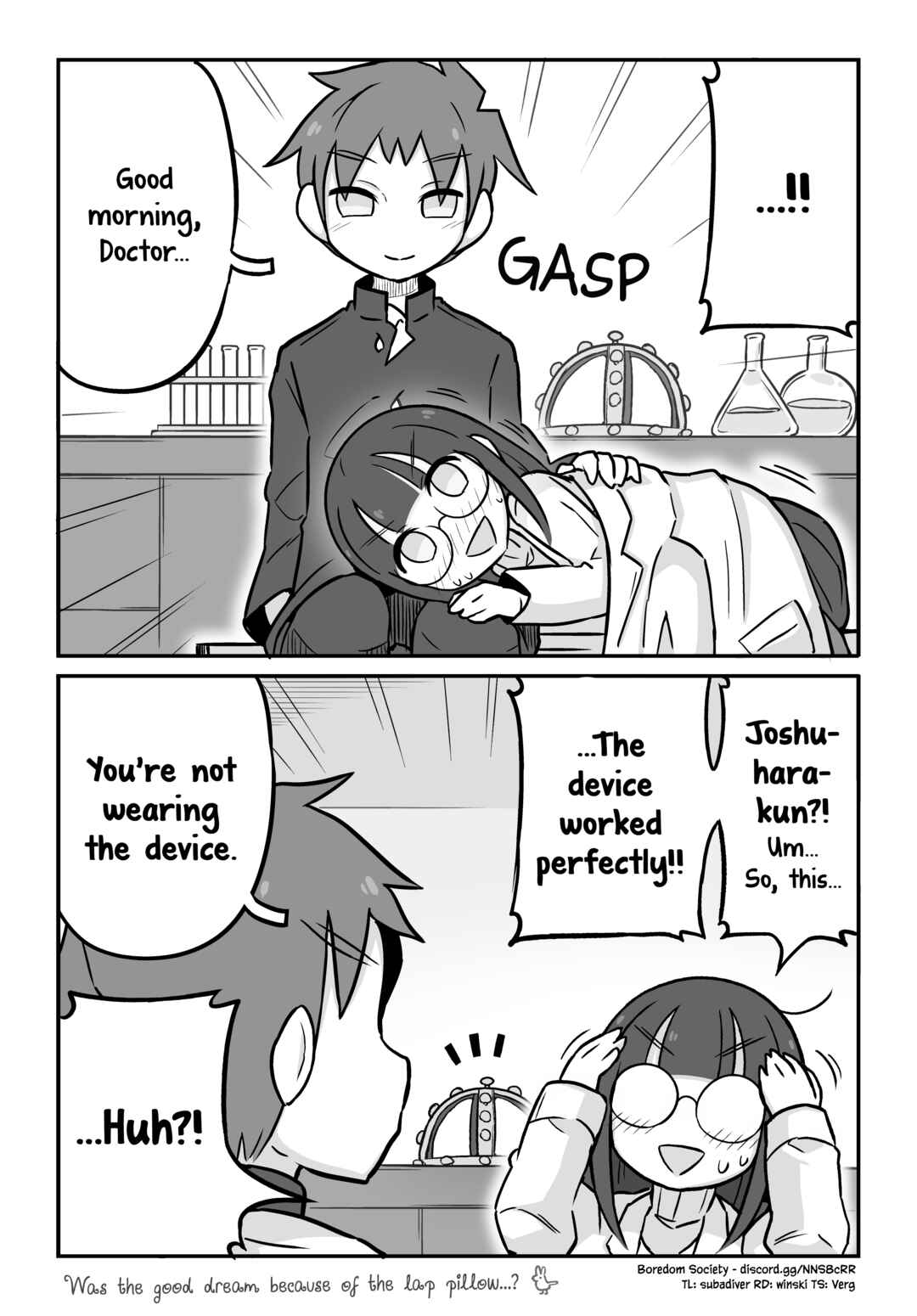 Page 4 Chapter 3 Kagakubu Girl