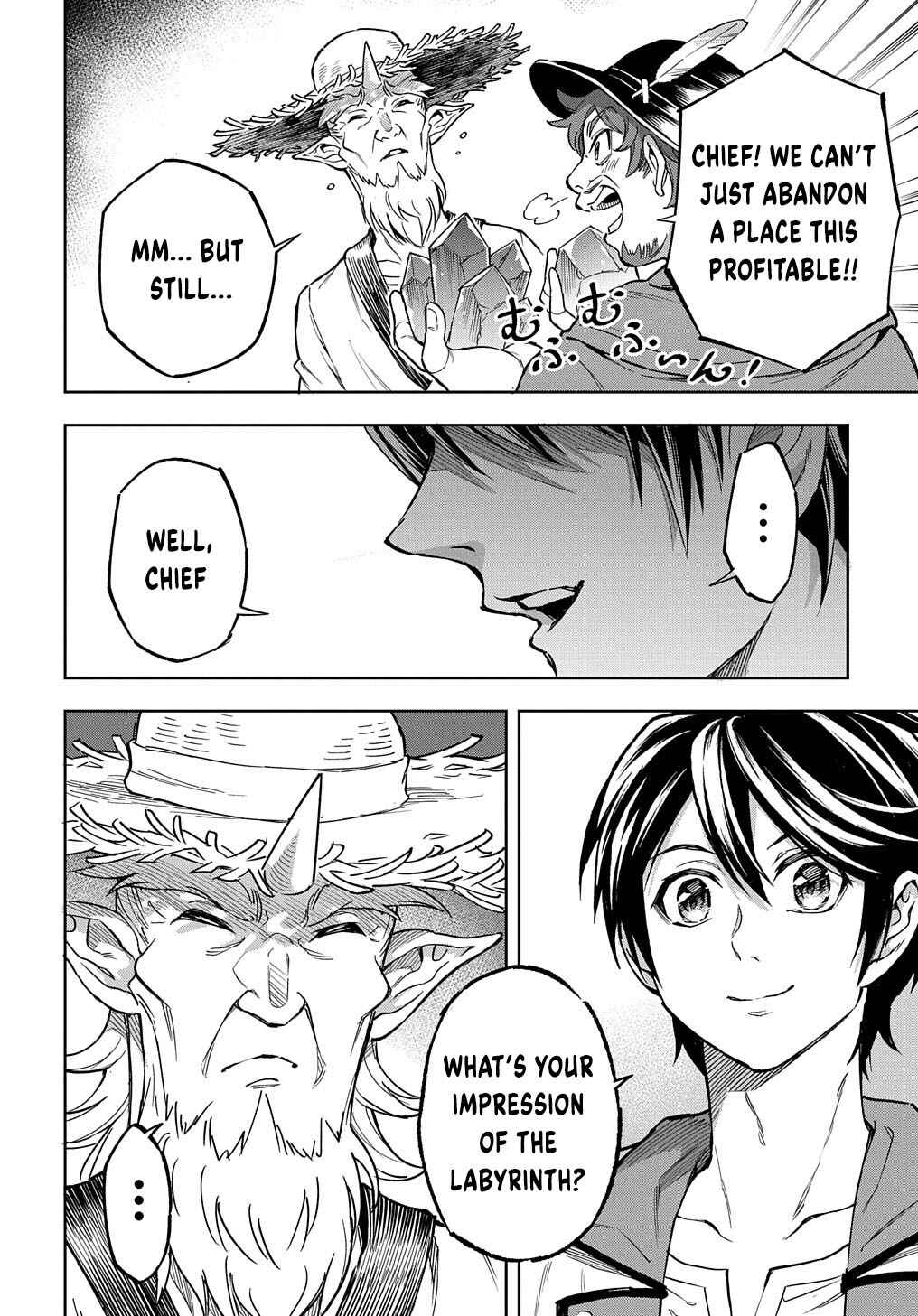 Page 36 Chapter 11 Meikyuu Teikoku no Tsukurikata - Renseijutsushi wa Mazu Risou no Mura wo Kaitaku Shimasu