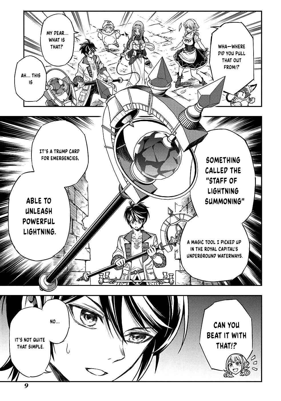 Page 12 Chapter 6 Meikyuu Teikoku no Tsukurikata - Renseijutsushi wa Mazu Risou no Mura wo Kaitaku Shimasu