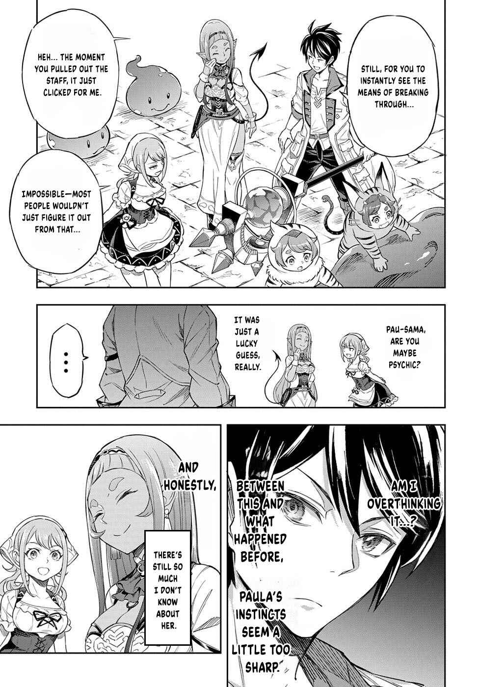Page 32 Chapter 6 Meikyuu Teikoku no Tsukurikata - Renseijutsushi wa Mazu Risou no Mura wo Kaitaku Shimasu