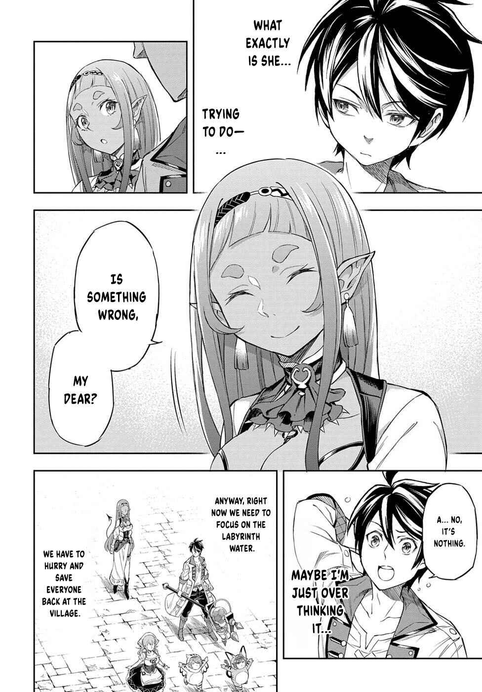 Page 33 Chapter 6 Meikyuu Teikoku no Tsukurikata - Renseijutsushi wa Mazu Risou no Mura wo Kaitaku Shimasu