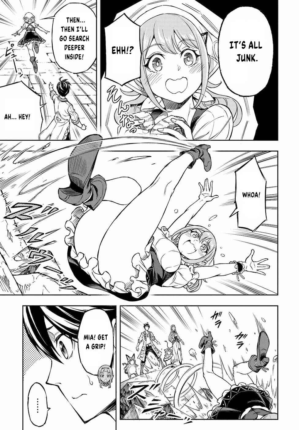 Page 13 Chapter 4 Meikyuu Teikoku no Tsukurikata - Renseijutsushi wa Mazu Risou no Mura wo Kaitaku Shimasu