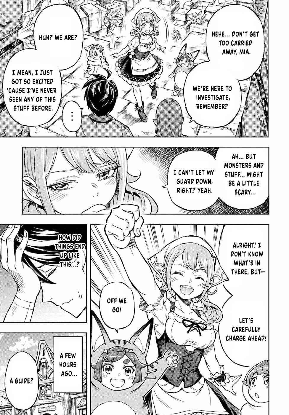 Page 7 Chapter 4 Meikyuu Teikoku no Tsukurikata - Renseijutsushi wa Mazu Risou no Mura wo Kaitaku Shimasu