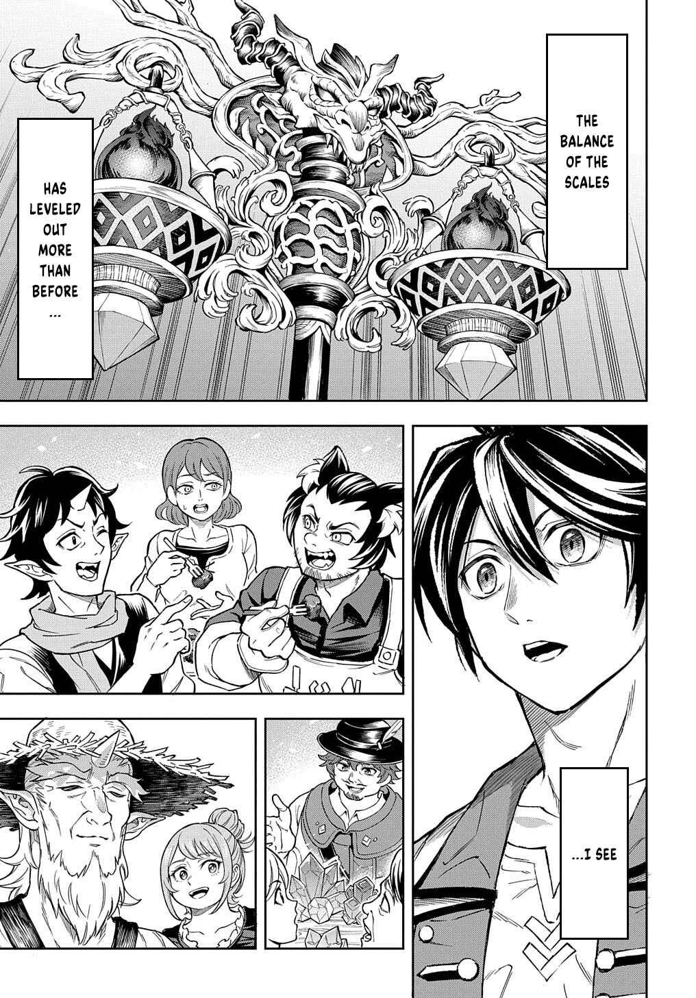 Page 34 Chapter 12 Meikyuu Teikoku no Tsukurikata - Renseijutsushi wa Mazu Risou no Mura wo Kaitaku Shimasu