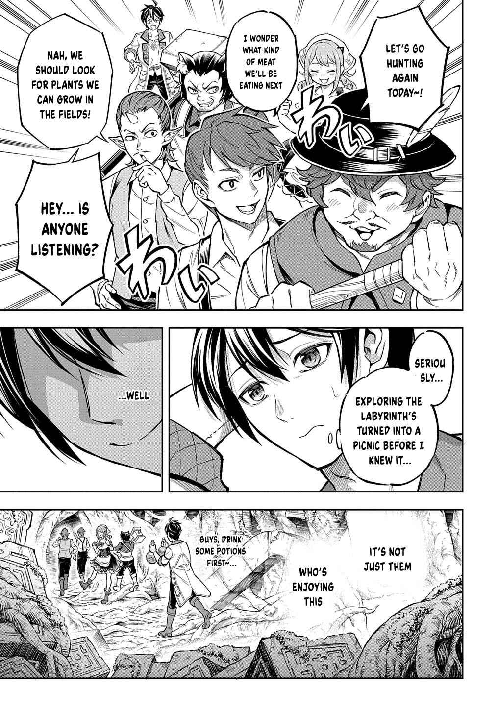 Page 28 Chapter 15 Meikyuu Teikoku no Tsukurikata - Renseijutsushi wa Mazu Risou no Mura wo Kaitaku Shimasu