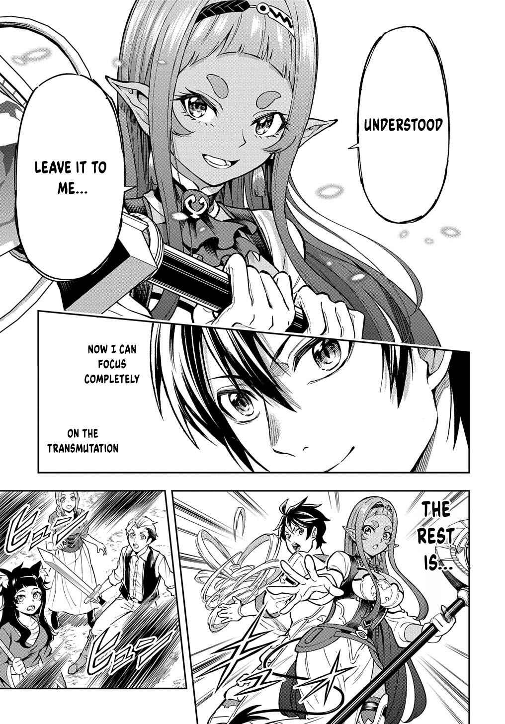 Page 6 Chapter 15 Meikyuu Teikoku no Tsukurikata - Renseijutsushi wa Mazu Risou no Mura wo Kaitaku Shimasu