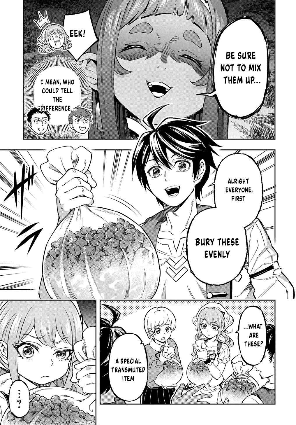 Page 14 Chapter 13 Meikyuu Teikoku no Tsukurikata - Renseijutsushi wa Mazu Risou no Mura wo Kaitaku Shimasu