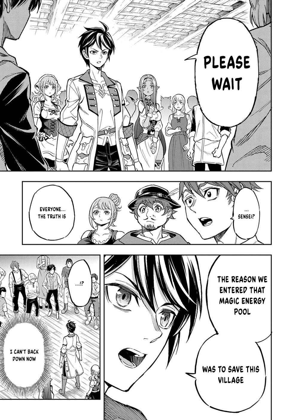 Page 34 Chapter 10 Meikyuu Teikoku no Tsukurikata - Renseijutsushi wa Mazu Risou no Mura wo Kaitaku Shimasu