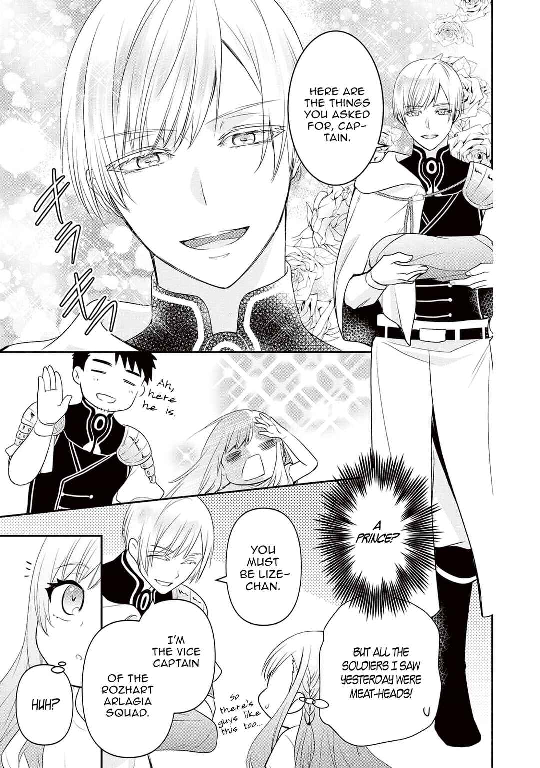 Page 11 Chapter 2 Tensei Youjo.: Shinjuu to Ouji to, Saikyou no Oji-san Youhei-dan no Naka de Ikiru