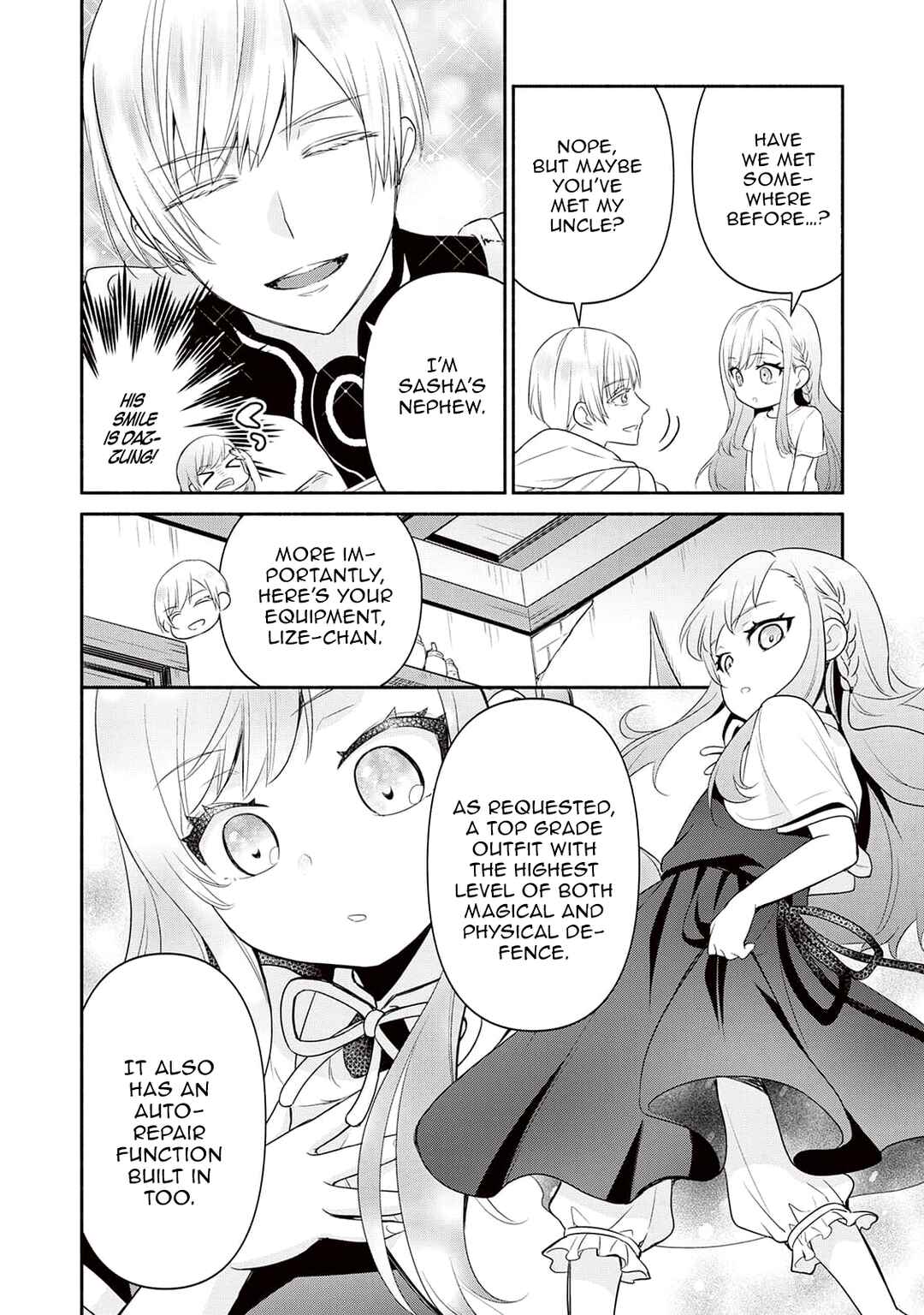 Page 12 Chapter 2 Tensei Youjo.: Shinjuu to Ouji to, Saikyou no Oji-san Youhei-dan no Naka de Ikiru