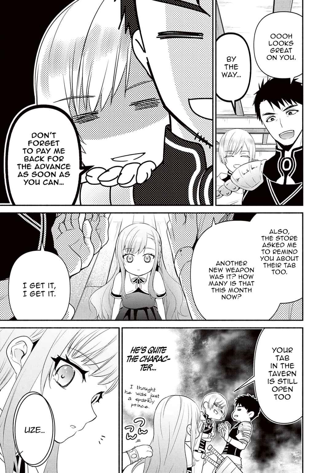 Page 13 Chapter 2 Tensei Youjo.: Shinjuu to Ouji to, Saikyou no Oji-san Youhei-dan no Naka de Ikiru