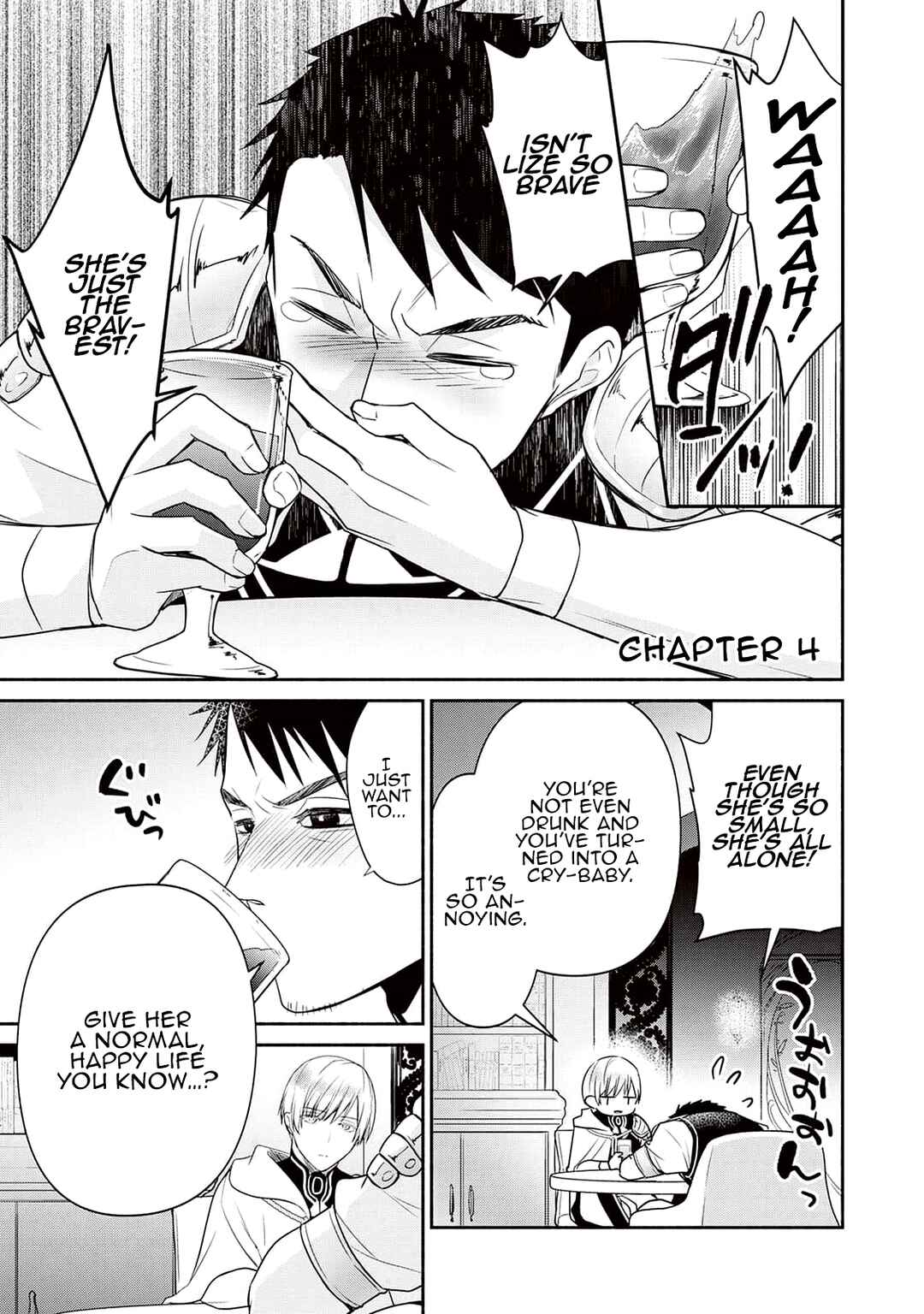 Page 1 Chapter 4 Tensei Youjo.: Shinjuu to Ouji to, Saikyou no Oji-san Youhei-dan no Naka de Ikiru