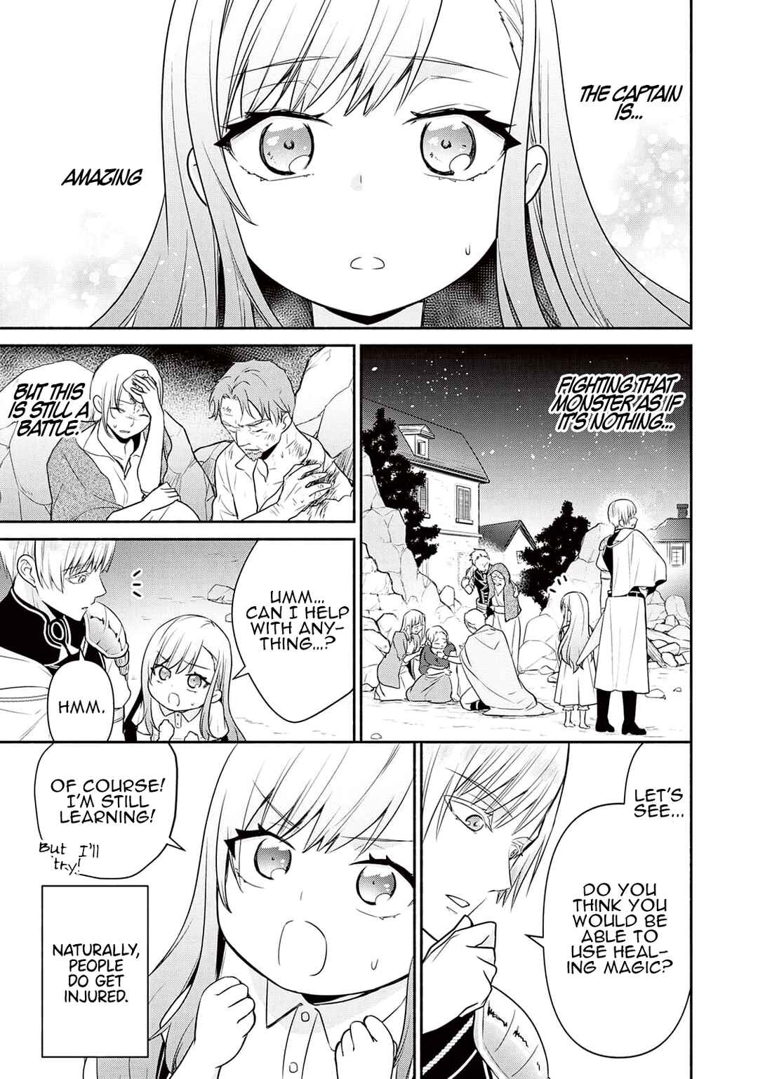 Page 9 Chapter 4 Tensei Youjo.: Shinjuu to Ouji to, Saikyou no Oji-san Youhei-dan no Naka de Ikiru
