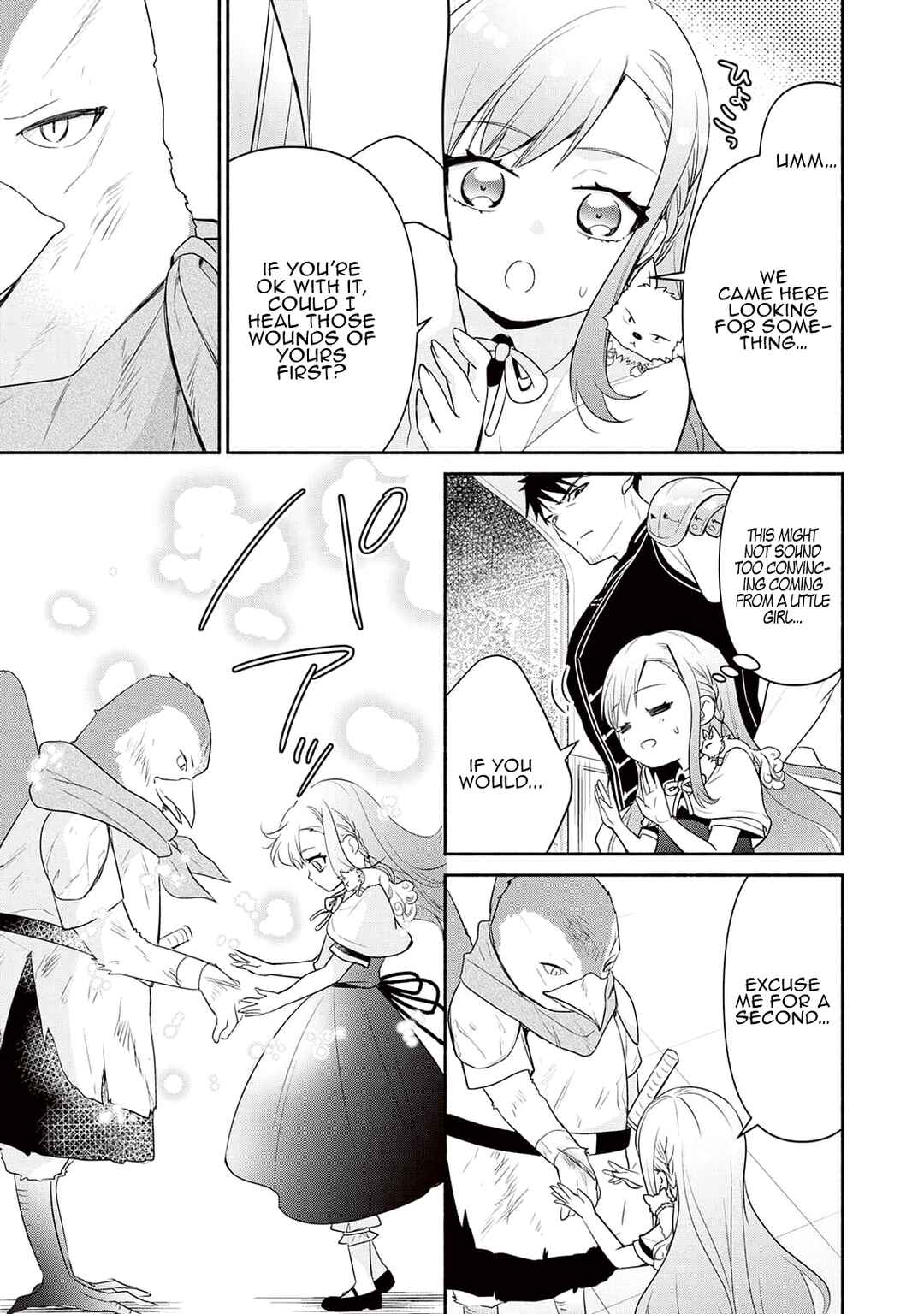Page 9 Chapter 5 Tensei Youjo.: Shinjuu to Ouji to, Saikyou no Oji-san Youhei-dan no Naka de Ikiru