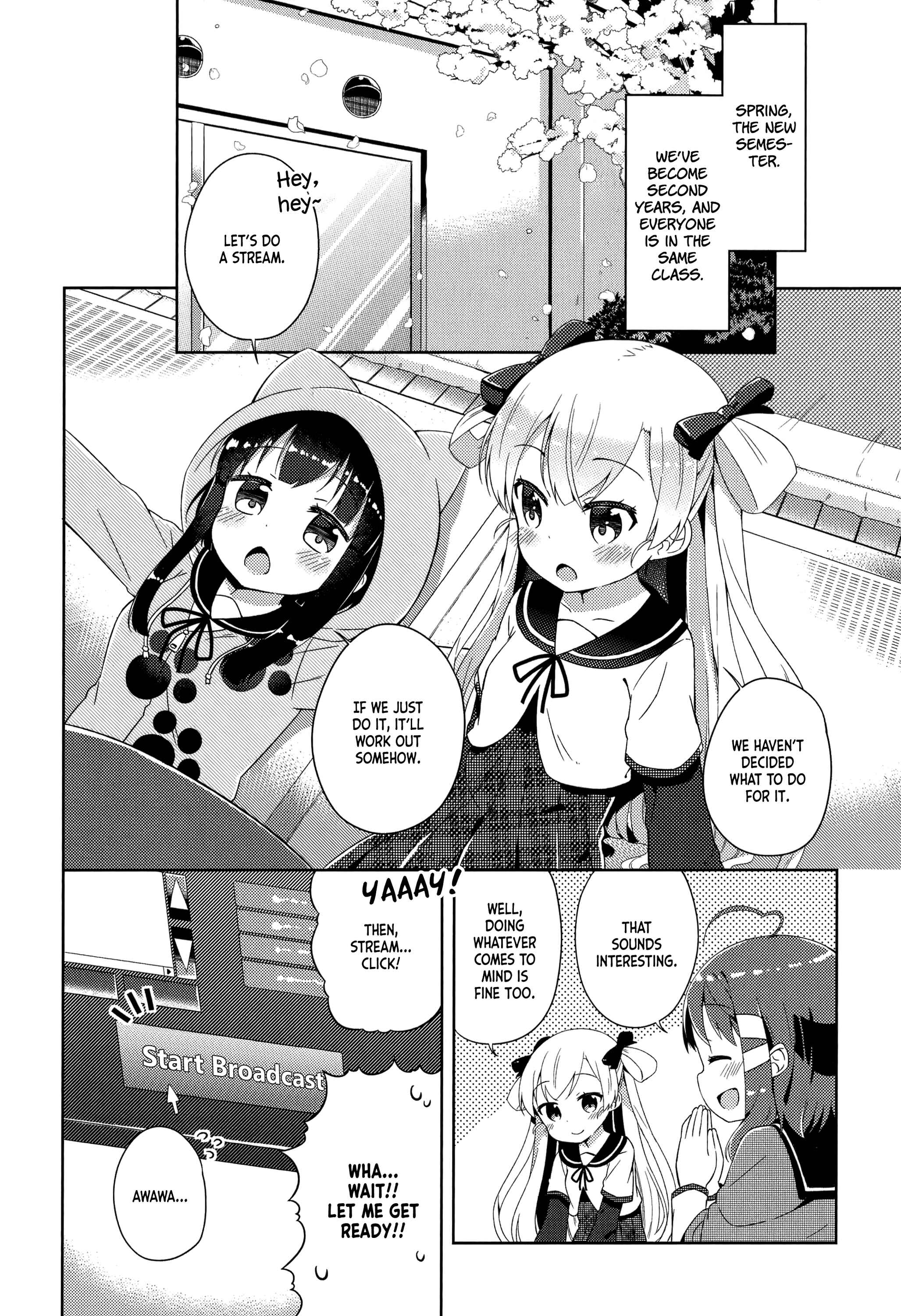 Page 1 Chapter 7 Nyorokos Live Broadcasting!