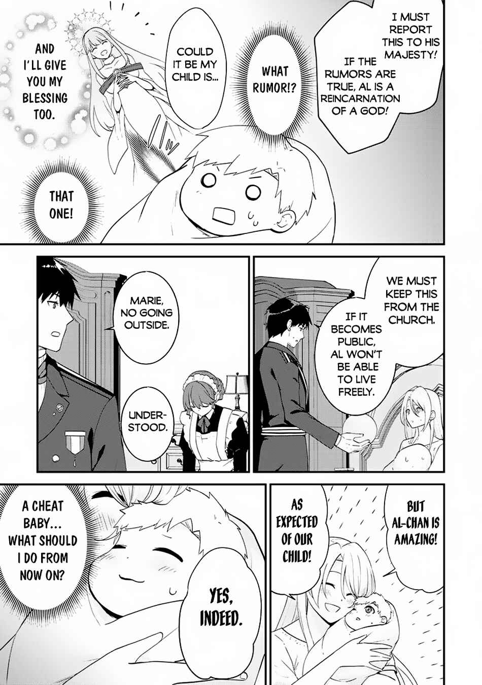 Page 13 Chapter 1 Kizokuka Sannan no Nariagari Life - Umarete Sugu ni Jingai Nintei Sareta Shounen wa Isekai wo Mankitsu Suru
