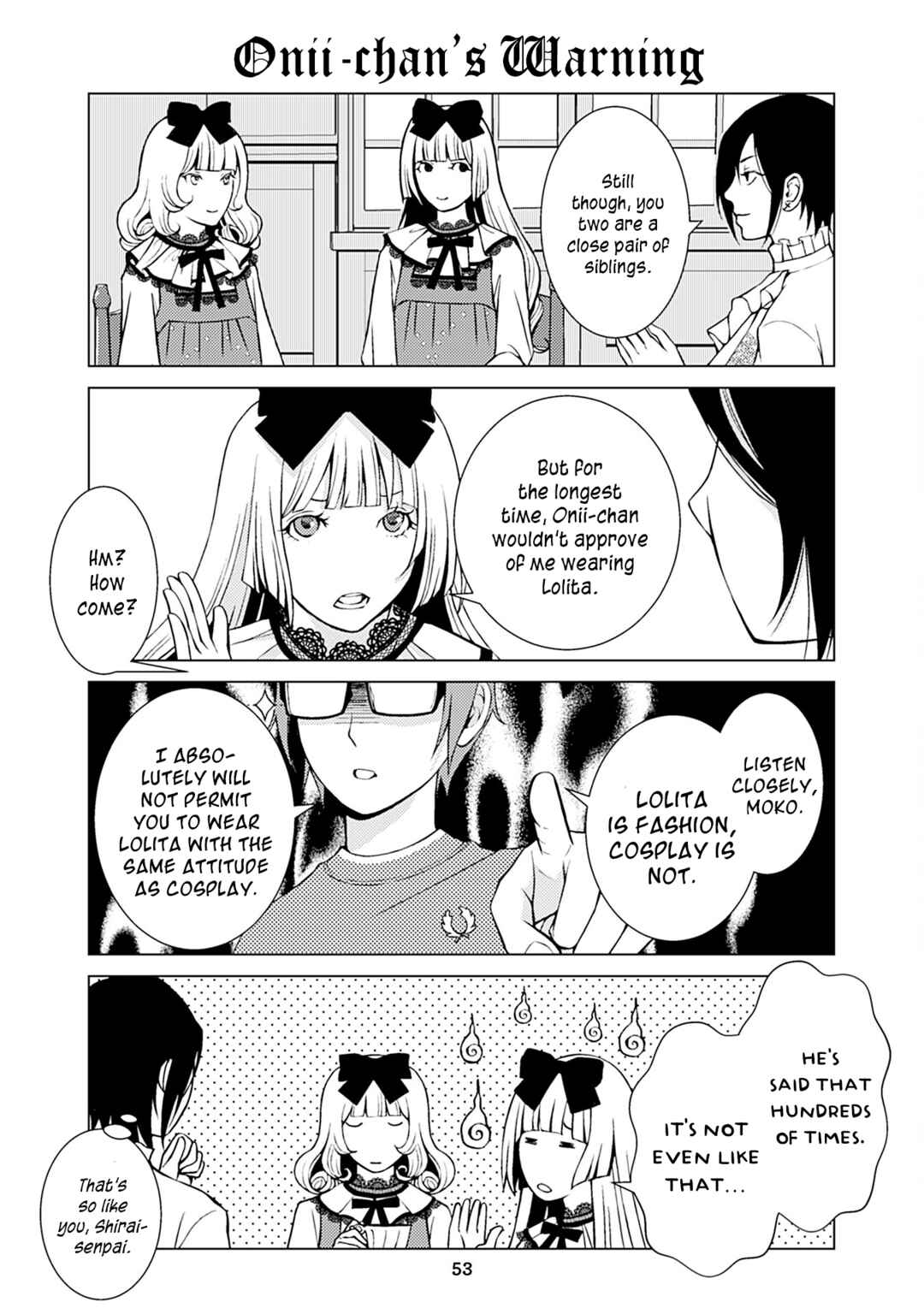 Page 1 Chapter 51 Goth Lady and Lolita Boy