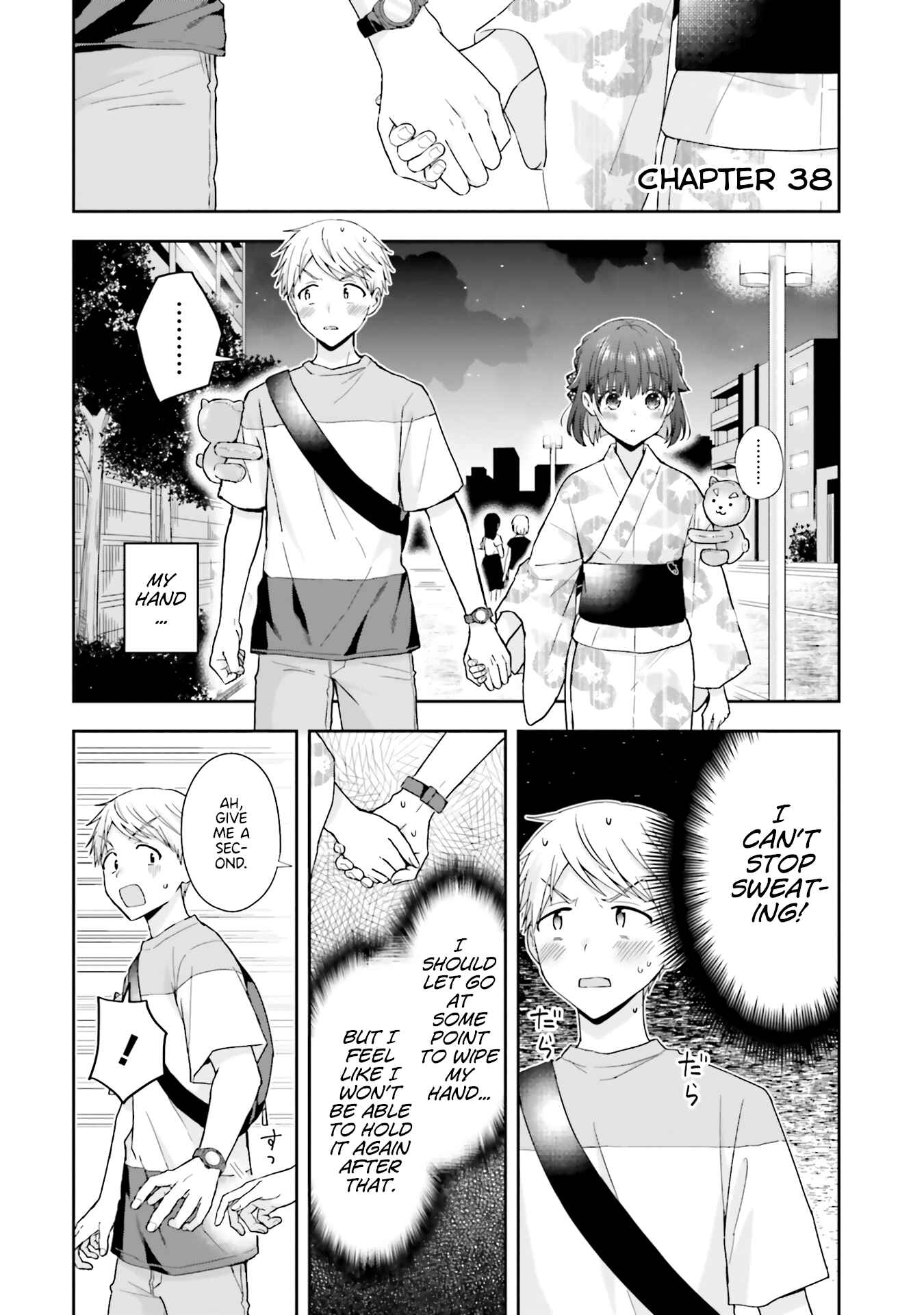 Page 1 Chapter 38 Koe no Chiisai Komori-san to Kusodeka Oogoe no Oobayashi-kun