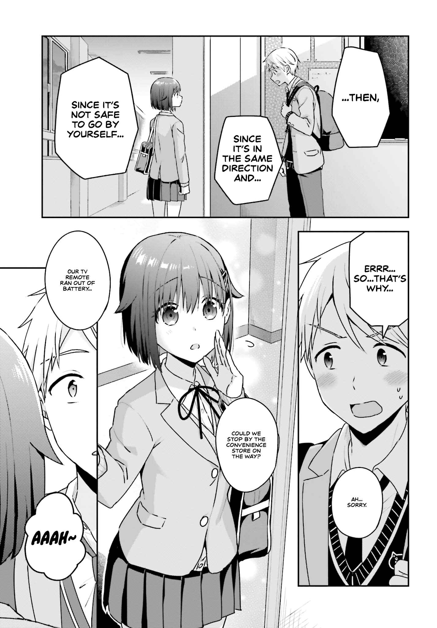 Page 3 Chapter 11 Koe no Chiisai Komori-san to Kusodeka Oogoe no Oobayashi-kun