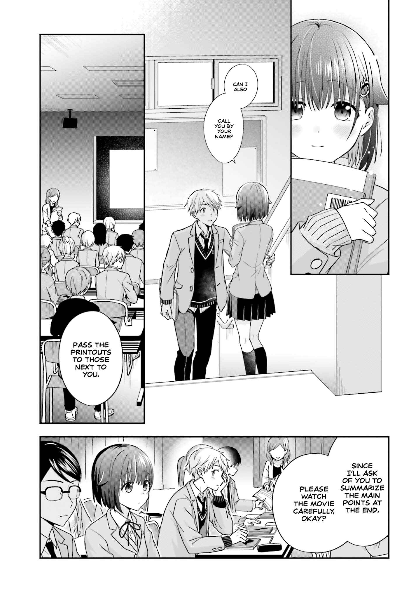 Page 10 Chapter 25 Koe no Chiisai Komori-san to Kusodeka Oogoe no Oobayashi-kun