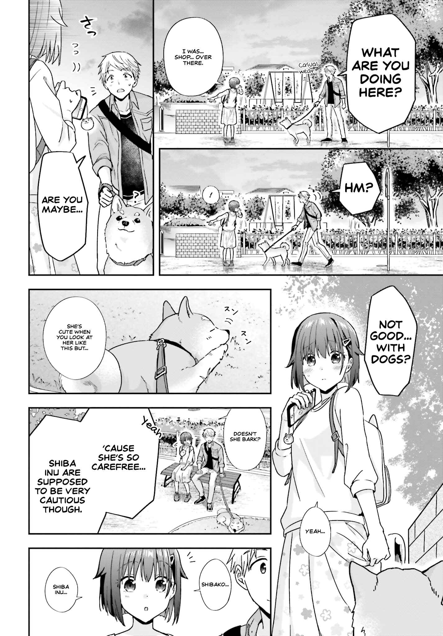 Page 2 Chapter 20 Koe no Chiisai Komori-san to Kusodeka Oogoe no Oobayashi-kun