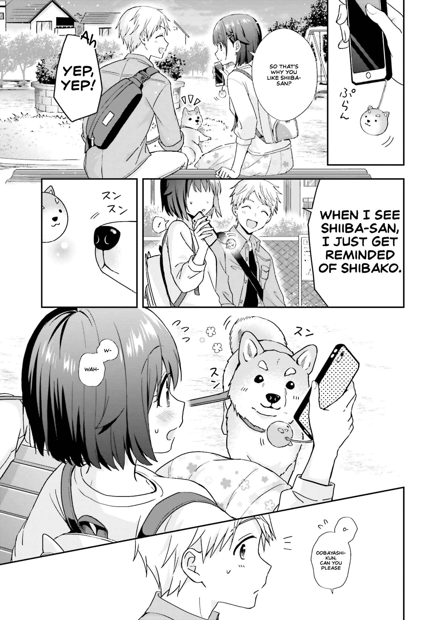 Page 3 Chapter 20 Koe no Chiisai Komori-san to Kusodeka Oogoe no Oobayashi-kun