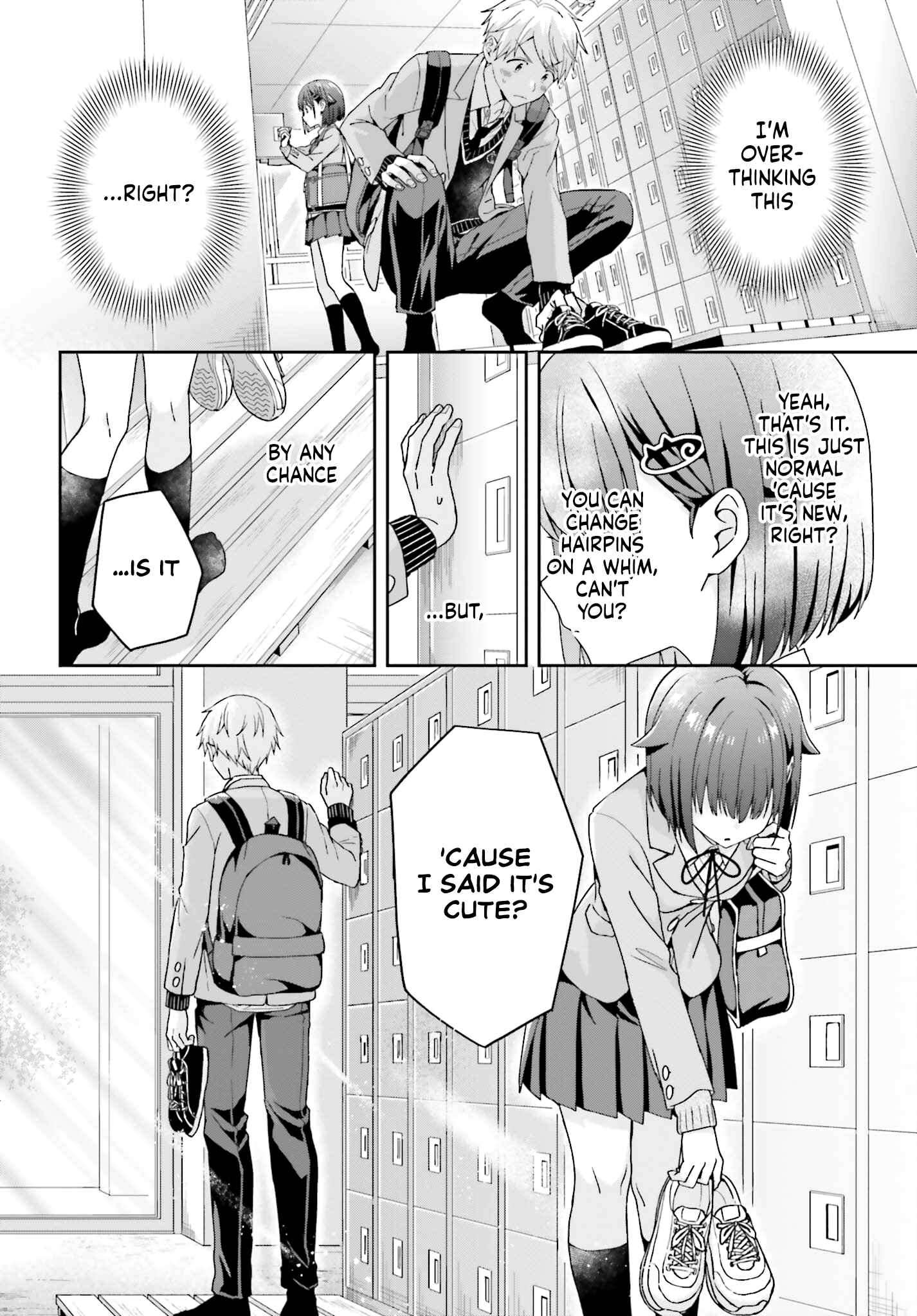 Page 3 Chapter 24 Koe no Chiisai Komori-san to Kusodeka Oogoe no Oobayashi-kun