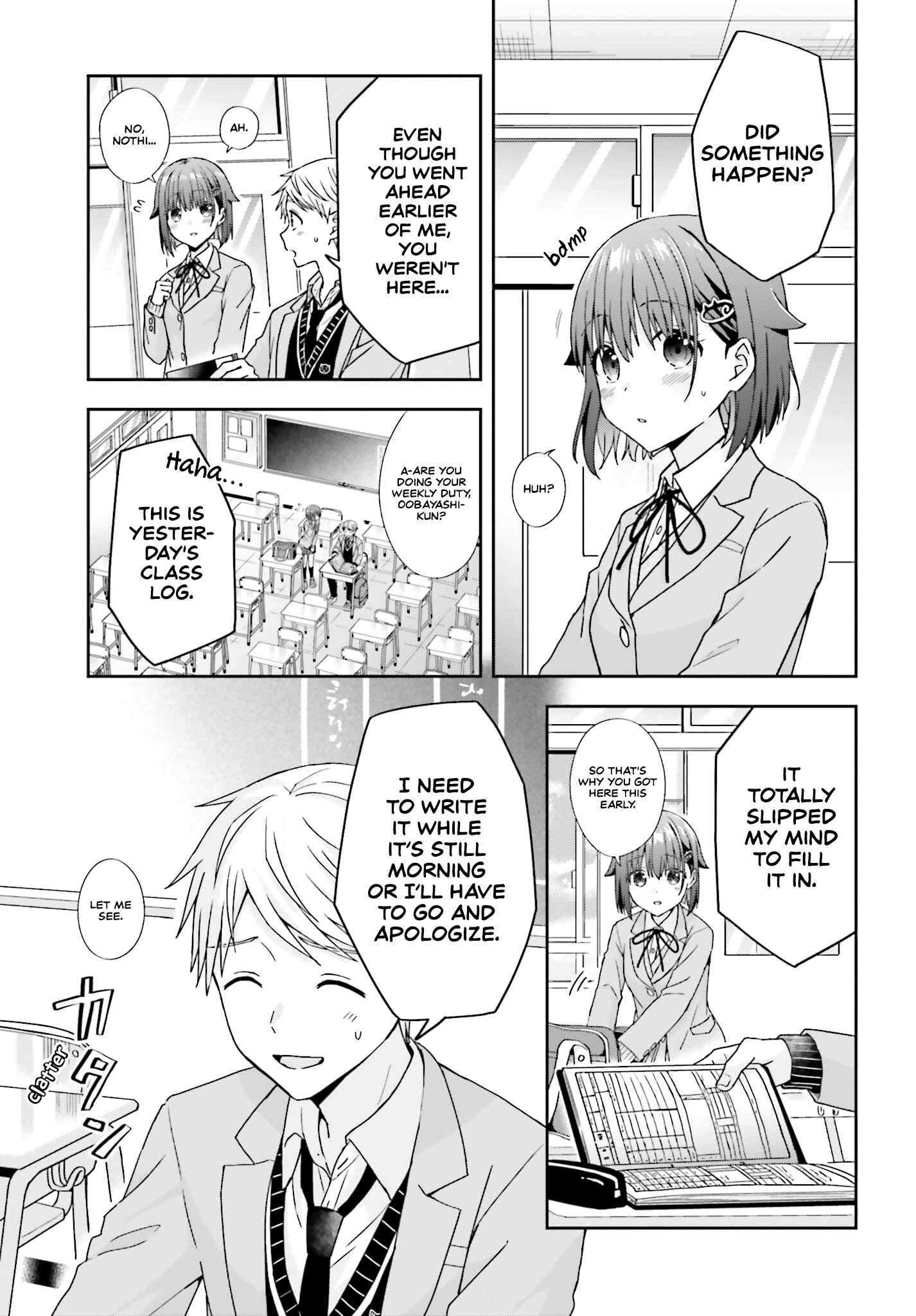 Page 8 Chapter 24 Koe no Chiisai Komori-san to Kusodeka Oogoe no Oobayashi-kun