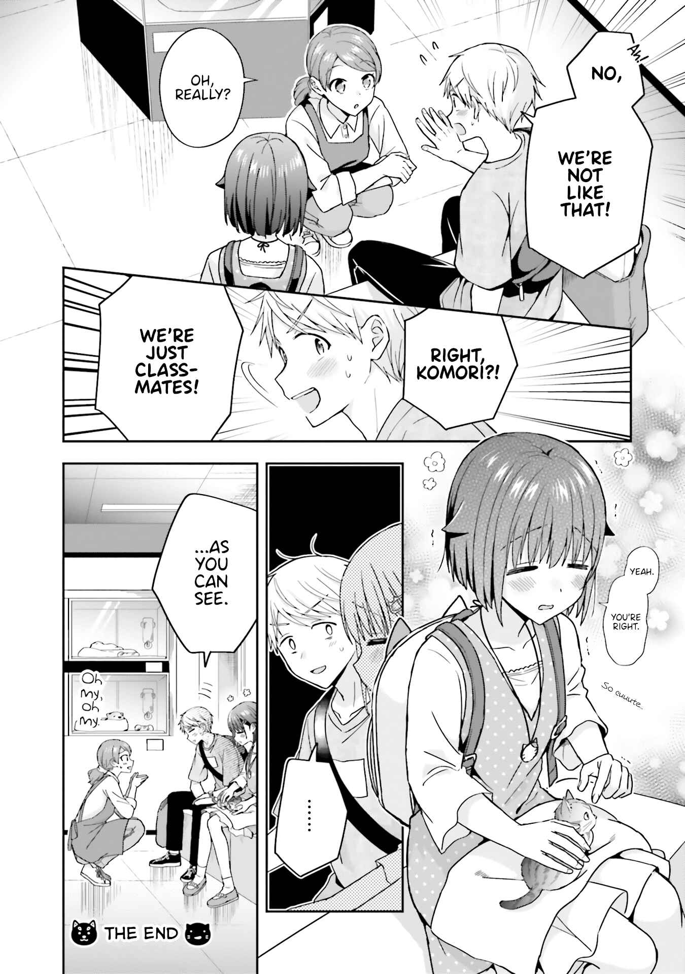 Page 4 Chapter 30 Koe no Chiisai Komori-san to Kusodeka Oogoe no Oobayashi-kun