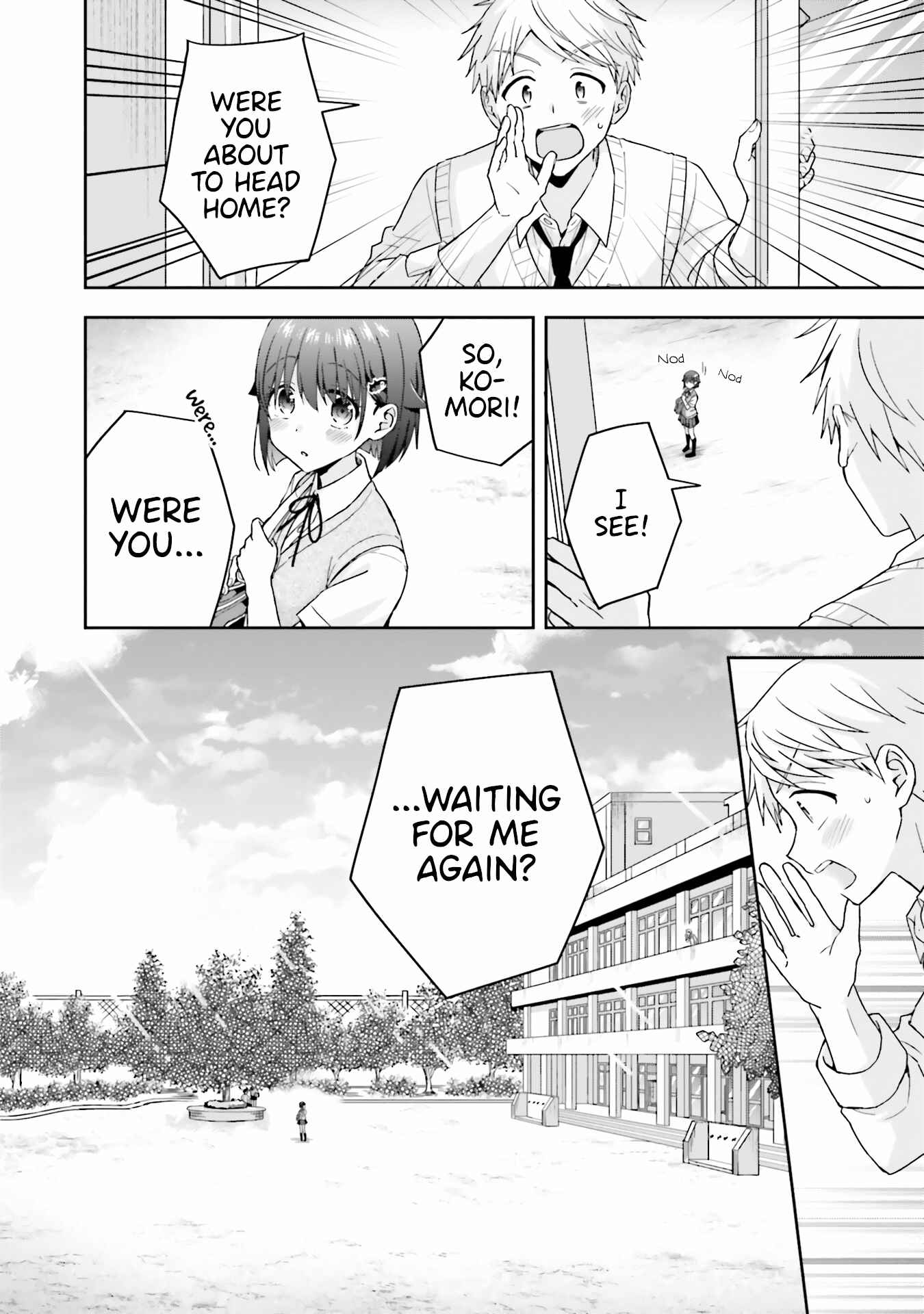 Page 9 Chapter 44 Koe no Chiisai Komori-san to Kusodeka Oogoe no Oobayashi-kun