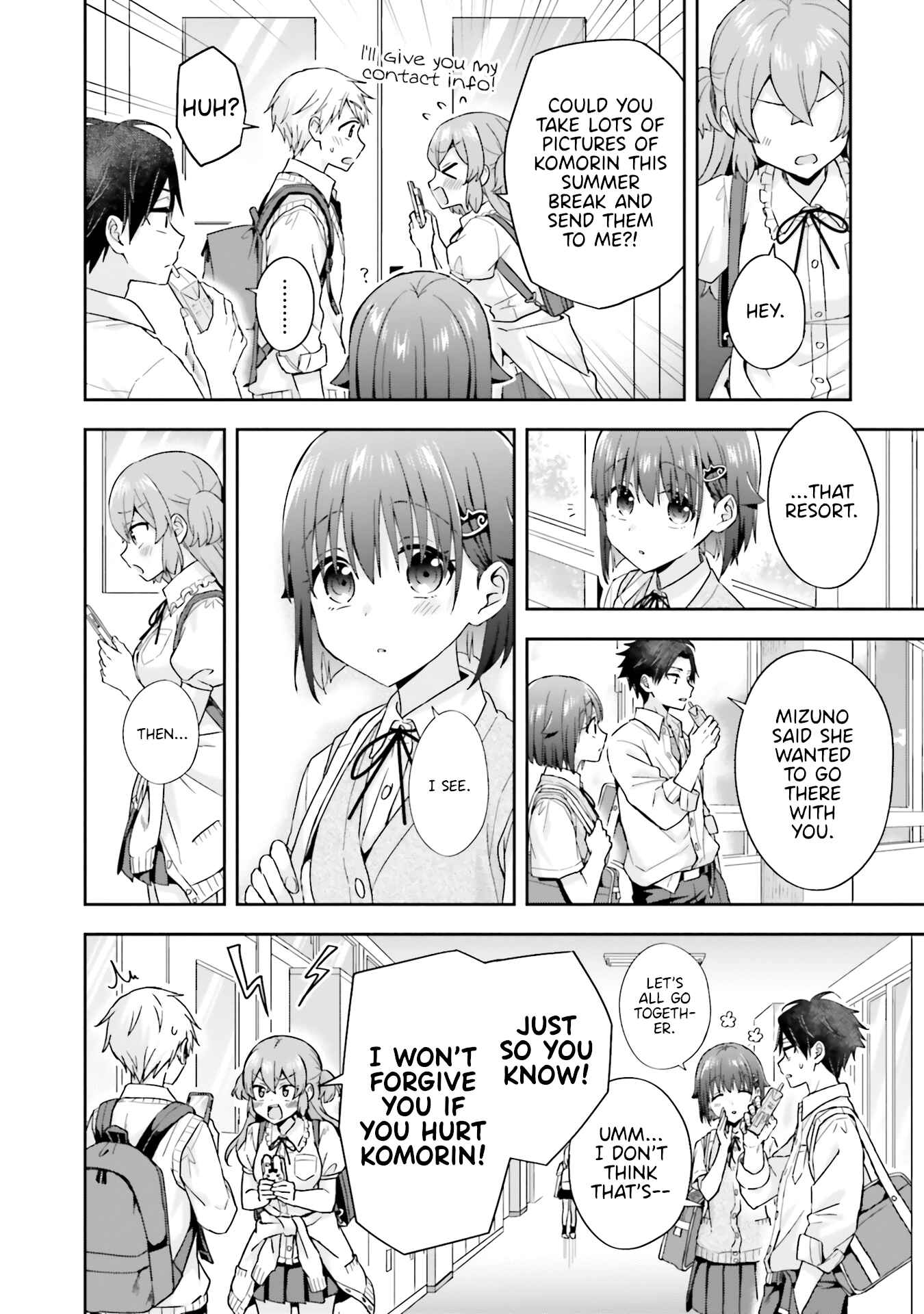Page 10 Chapter 45 Koe no Chiisai Komori-san to Kusodeka Oogoe no Oobayashi-kun