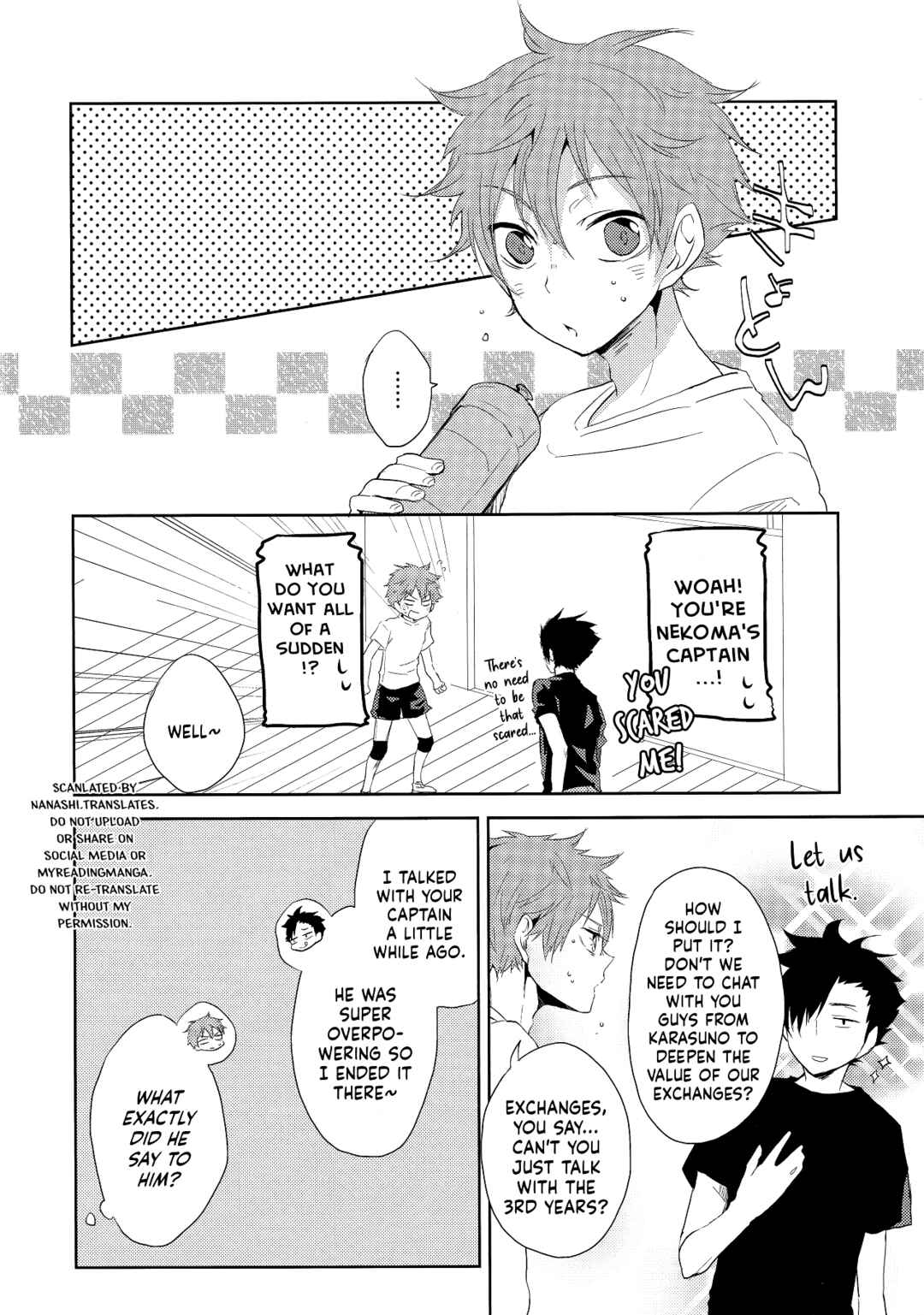 Page 4 Chapter Unknown_8e12 Haikyuu! - Zettaiteki! Fukashin Ryouiki (Doujinshi)