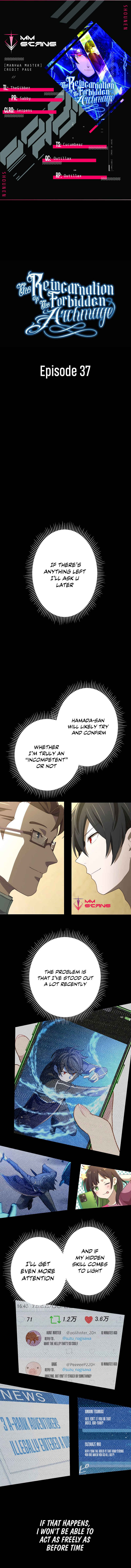 Page 1 Chapter 37 Kinki no Tensei Daimadoushi ~Munou kara Level Up de Saikyou ni~