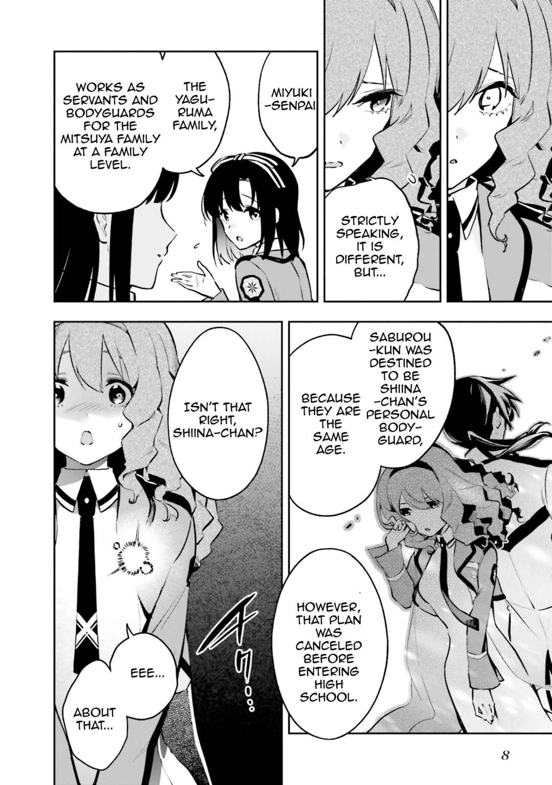 Page 8 Chapter 6 Mahouka Koukou no Rettousei - Douran no Joshou-hen