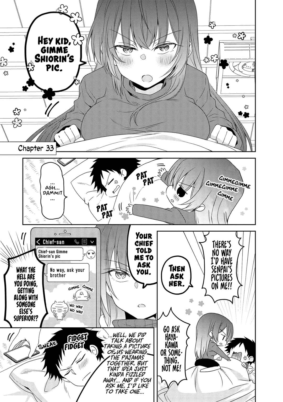 Page 1 Chapter 33 Uchi no Kaisha no Chiisai Senpai no Hanashi