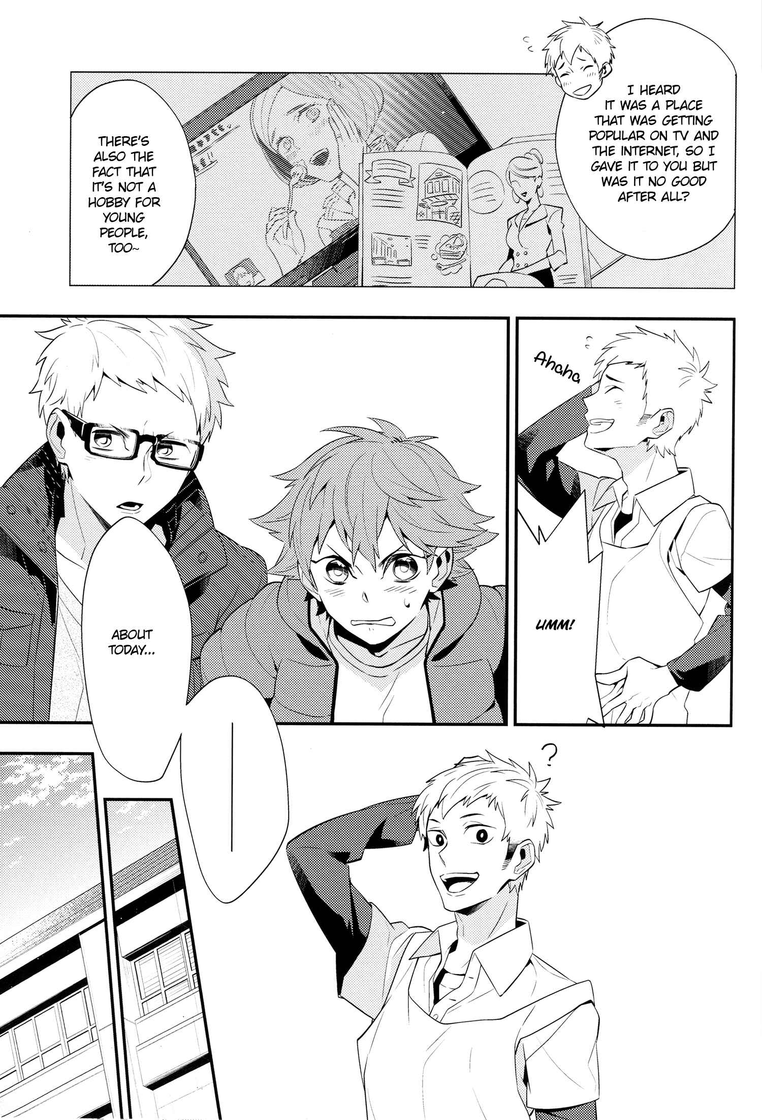 Page 29 Chapter Unknown_8856 Haikyu!! - 3:00pm tea party (Doujinshi)