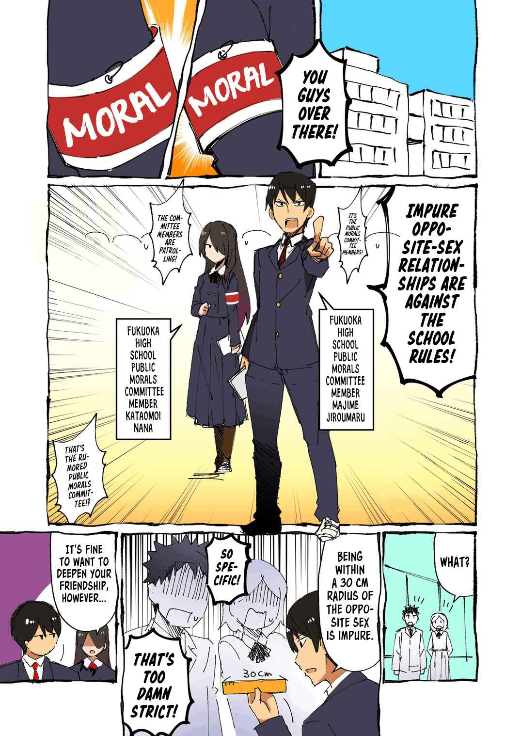 Page 1 Chapter 1 Koigokoro o Kakusetenai Onnanoko to Sore ni Kizukanai Otokonoko no Hanashi