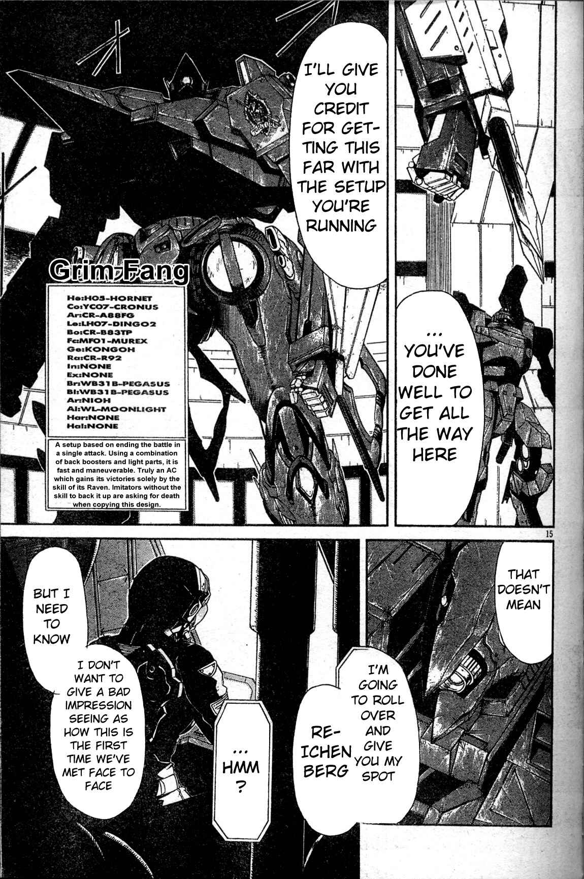 Page 15 Chapter 3 Armored Core - Tower City Blade