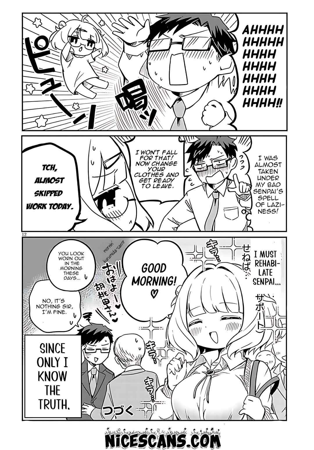 Page 12 Chapter 1 Kurumida-senpai no Guttara Kawaii Himitsu