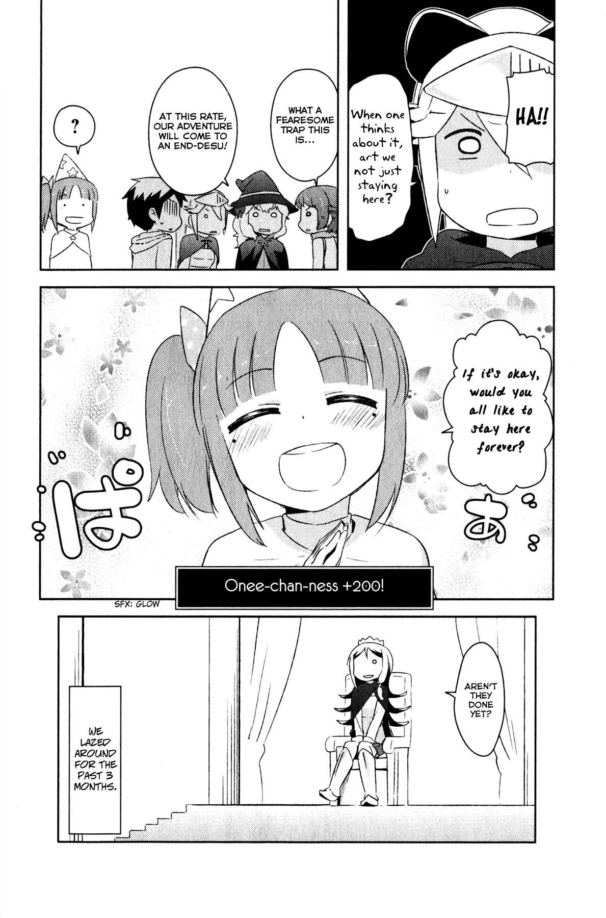 Page 8 Chapter 2 If she raises the flag, O brave hero, what have you done by raising a flag!?