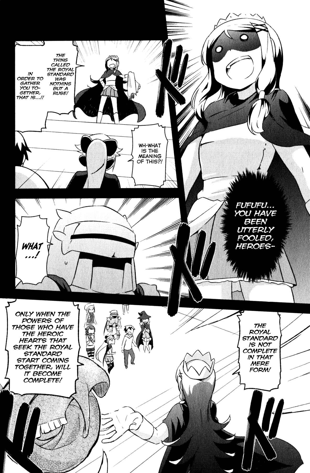 Page 6 Chapter 9 If she raises the flag, O brave hero, what have you done by raising a flag!?